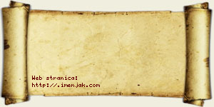 Andjelina Radanović vizit kartica